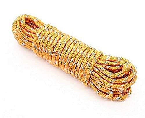 First Front Cloth Rope For Drying Clothes Nylon Cotton Rope 10 Mtr Pack of 1 Multicolour - Image 1