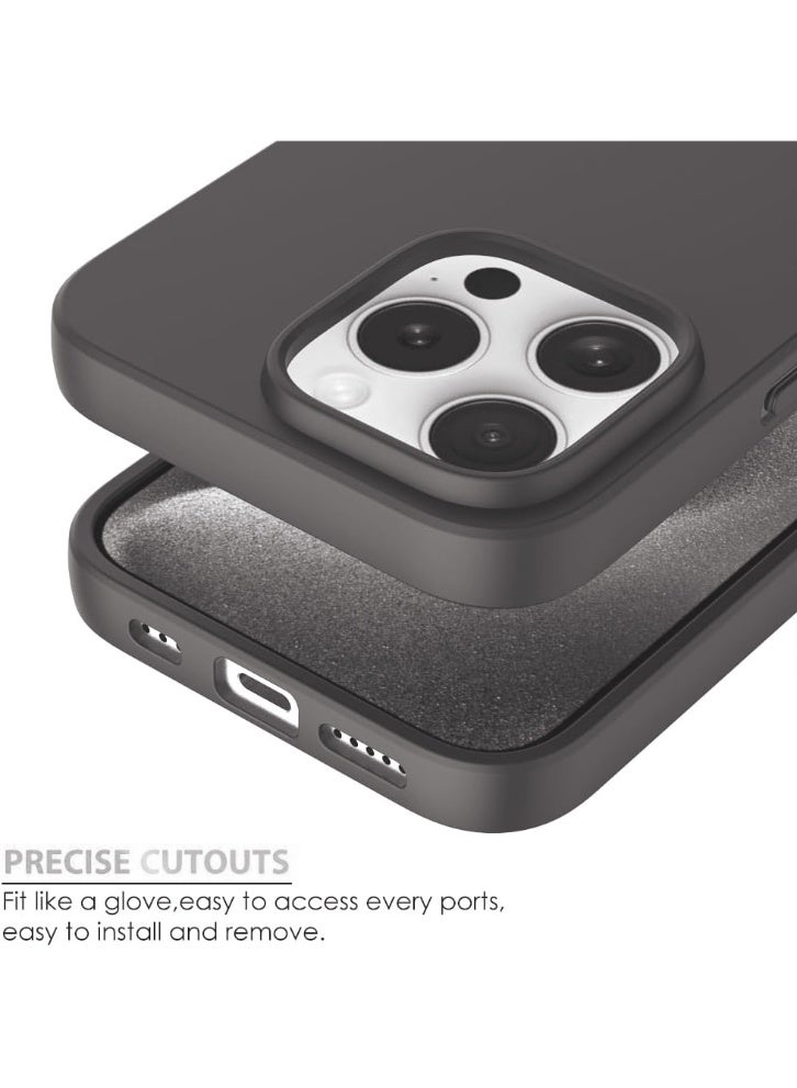 BORTONY iPhone 16 Pro Case 6.3 inch Liquid Silicone Case iPhone 16 Pro Cover Gel Rubber Soft Silky Touch Shockproof Thin Protective Cover for Apple iPhone 16 Pro - Image 3