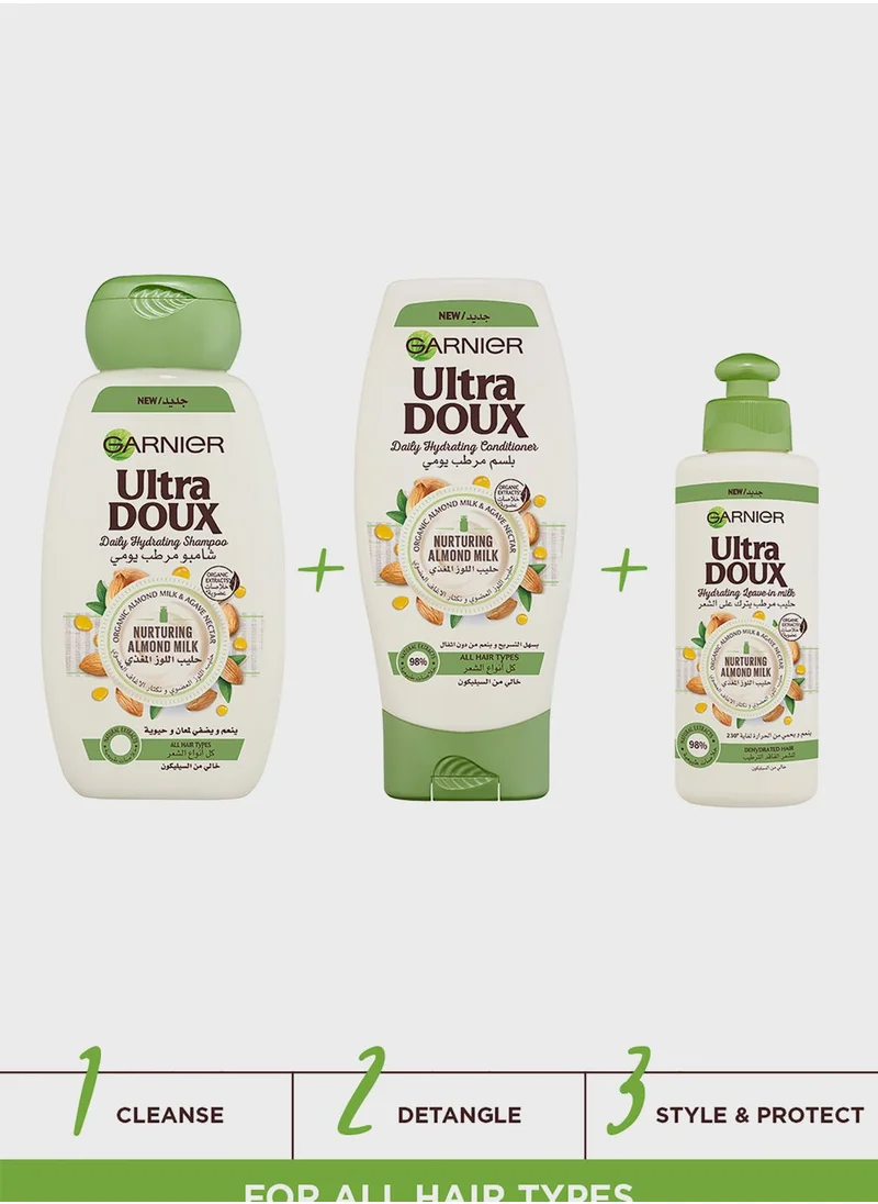 Garnier Ultra Doux Almond Milk Hydrating Shampoo 400ml