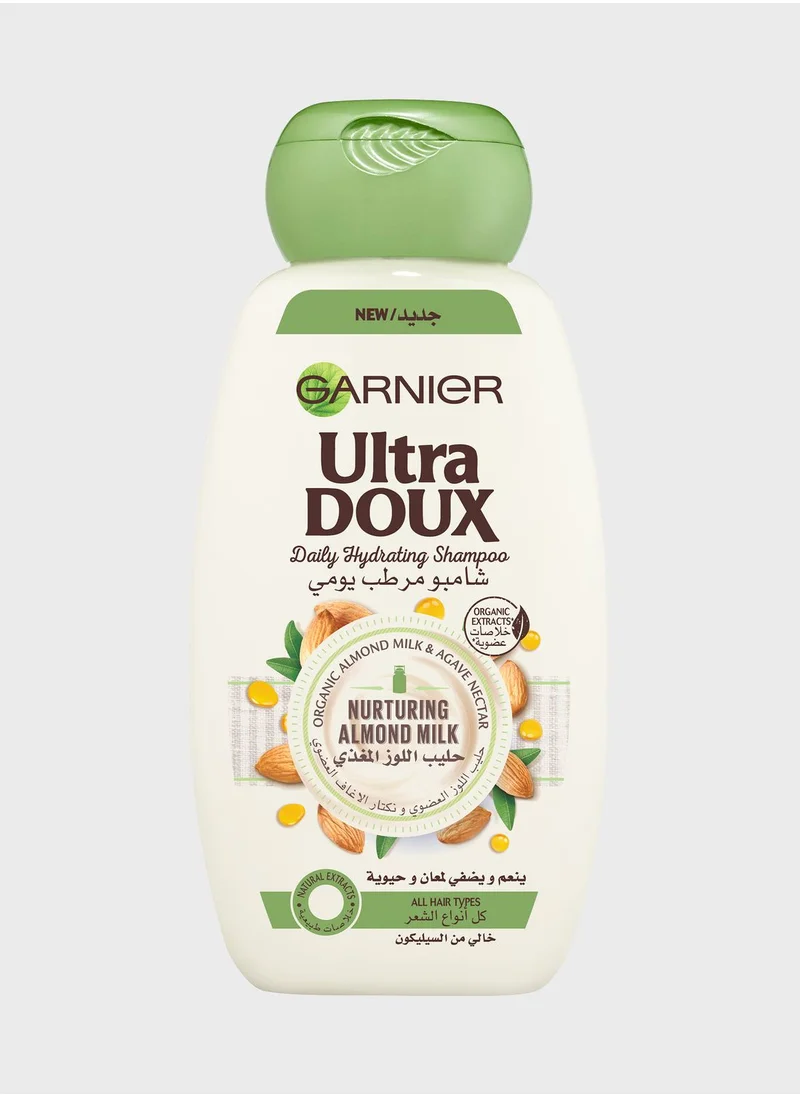 Garnier Ultra Doux Almond Milk Hydrating Shampoo 400ml