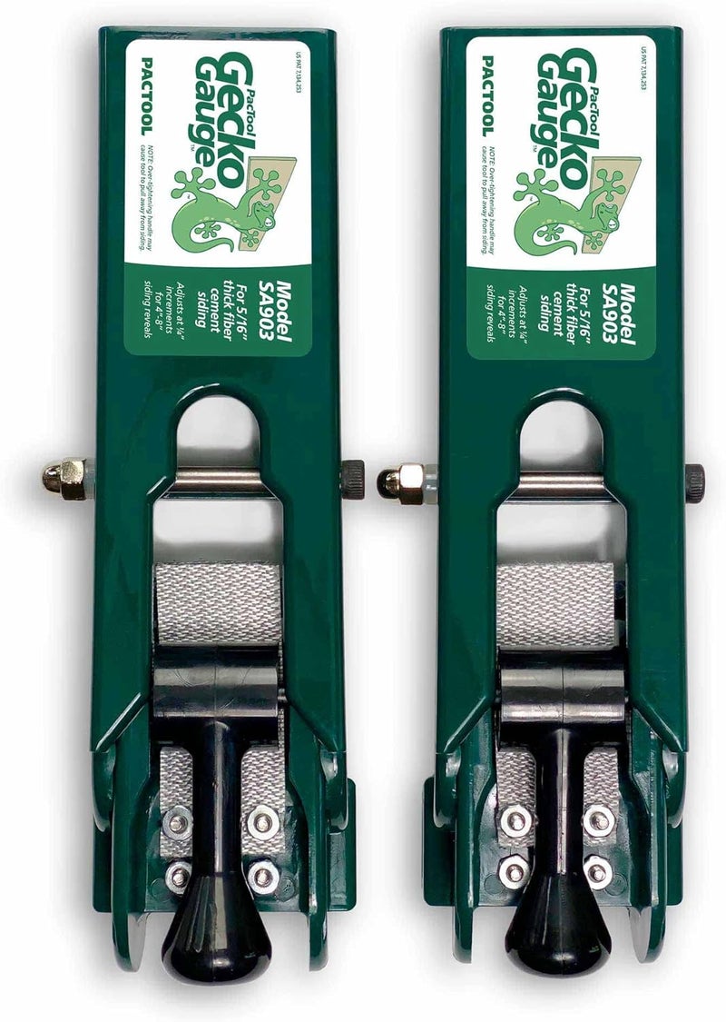 PacTool SA903 2-Piece Gecko Gauge for Fiber Cement Siding Installation - Image 1