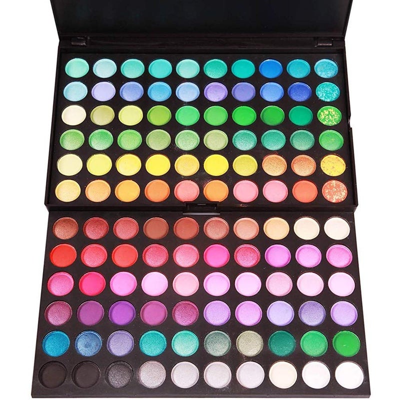 Onwon 120 Colors Makeup Eyeshadow Palette Natural Nude Matte Shimmer Glitter Pigment Eye Shadow Pallet Waterproof Smokey Professional Cosmetic Beauty Kit Set - Image 1