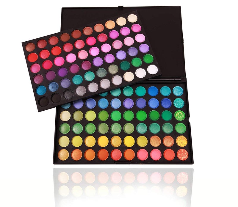 Onwon 120 Colors Makeup Eyeshadow Palette Natural Nude Matte Shimmer Glitter Pigment Eye Shadow Pallet Waterproof Smokey Professional Cosmetic Beauty Kit Set - Image 2