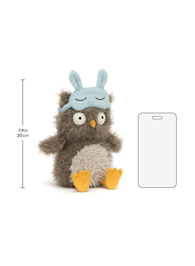 Jellycat Audrey Hootsoftly Plush Toy 20 cm, Sleepy Owl Soft Toy