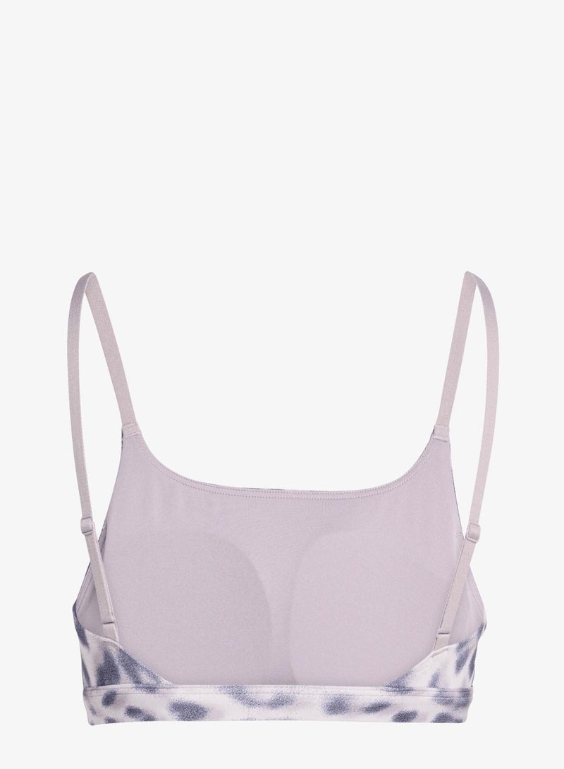 Adidas Optime Essentials Workout Leopard Light Support Bra - Image 2