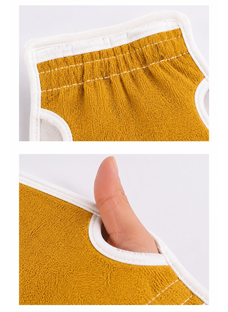 Premium 3-in-1 Bath Accessories Set – Back Scrubber, Exfoliating Glove & Shower Pouf - Image 4