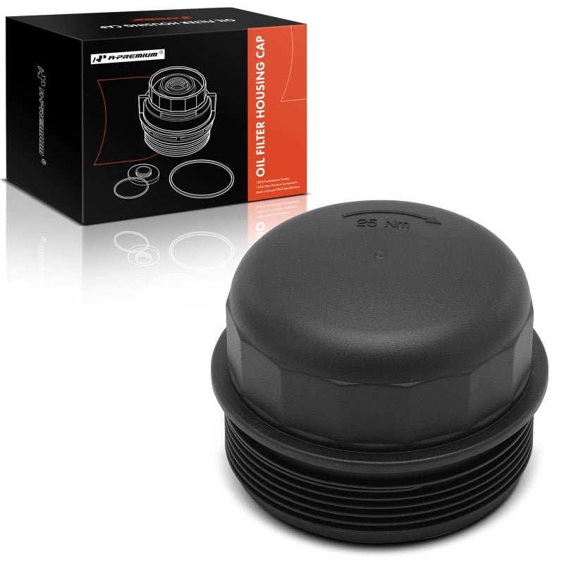 A-Premium APremium Oil Filter Housing Cap Assembly Compatible with Hyundai Sonata 20062007 Santa Fe 20072009 Azera 20062010 Veracruz 2008 Entourage Kia Sorento Sedona Amanti