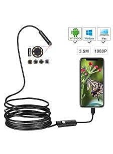 BLUELEX BLUELEX 55mm Waterproof V8 USB Endoscope Inspection Digital Camera with 2m Cable for Android Phone  - Image 2