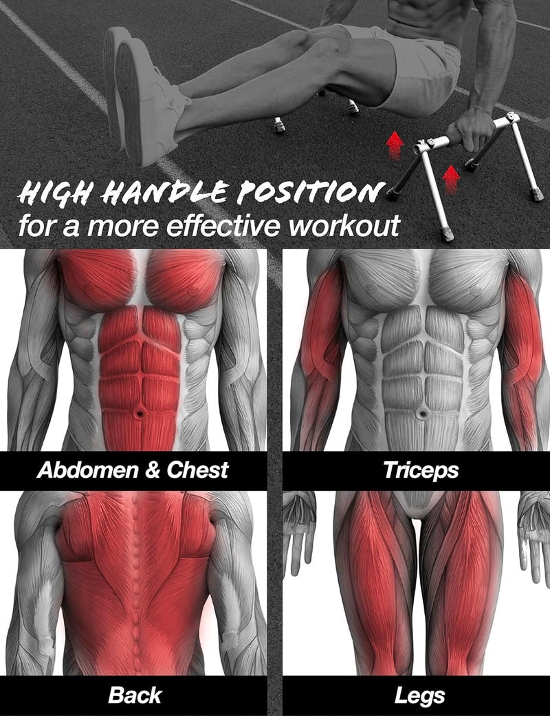 Withgear Push Up Bar – Folding Dip Bar for Home Workout, Lightweight & Portable Strength Training Equipment for Men & Women, Indoor & Outdoor Use (Hawk) - Image 5