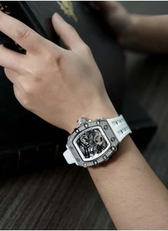TSAR BOMBA Men's Elemental Series Jewels Diamond Cubic Zirconia Automatic Watch TB8208D-05  - Image 5