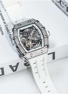 TSAR BOMBA Men's Elemental Series Jewels Diamond Cubic Zirconia Automatic Watch TB8208D-05  - Image 3