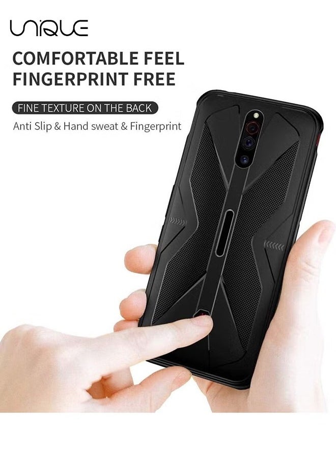 Unique Phone Case for ZTE Nubia RedMagic 5G 6.65", Silicone Bumper Cover Anti-Scratch Shockproof TPU Protective Cover (Black)  - Image 5