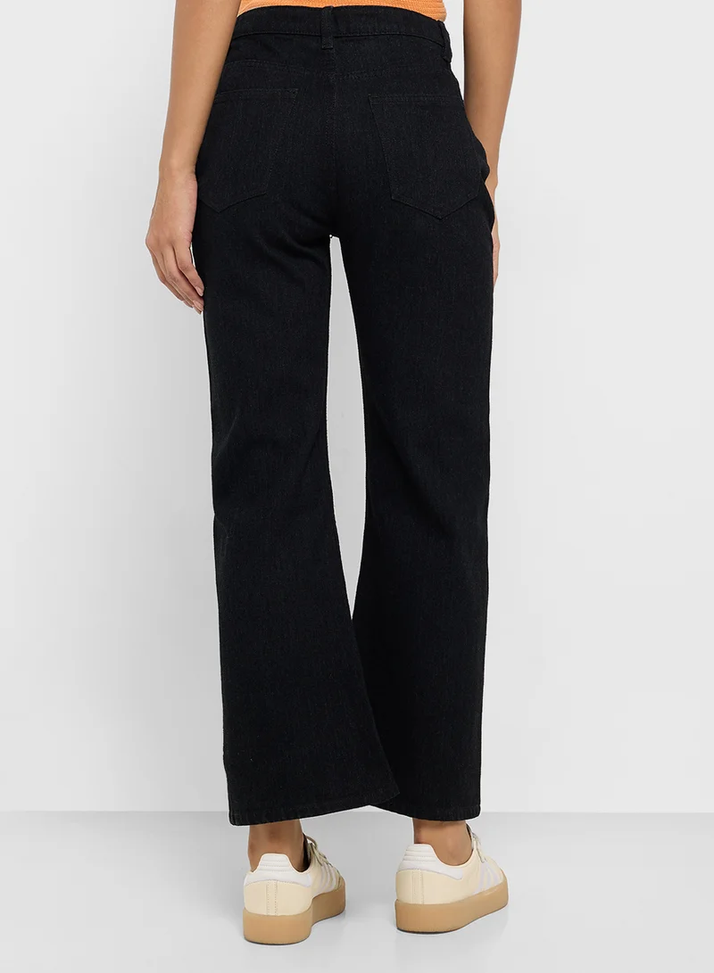Ginger Distressed High Rise Boyfriend Jeans