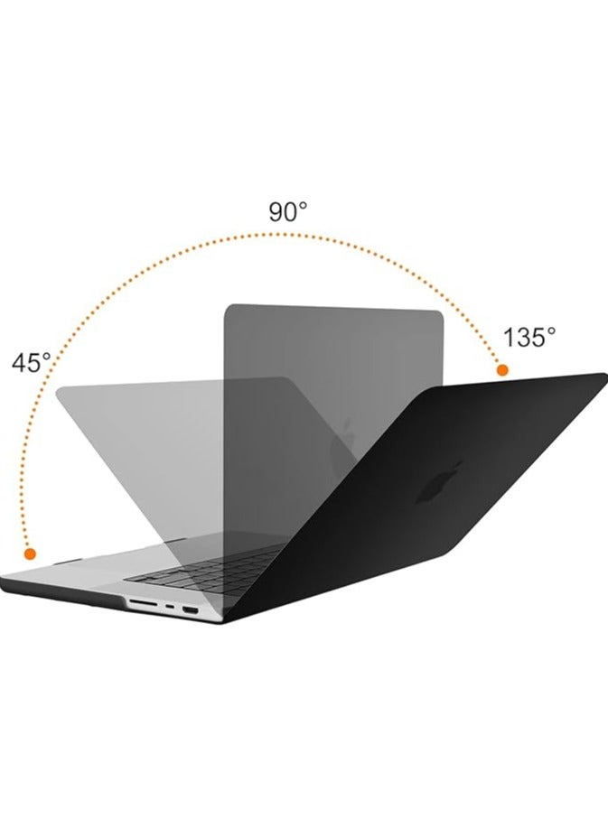 erorex Case Compatible with MacBook Pro 16 Inch Case A2991 A2780 A2485 (2024-2021 Release) Protective Snap On Hard Shell Cover for MacBook Pro 16" M3/M2/M1 Pro/Max Chip (Black) - Image 5