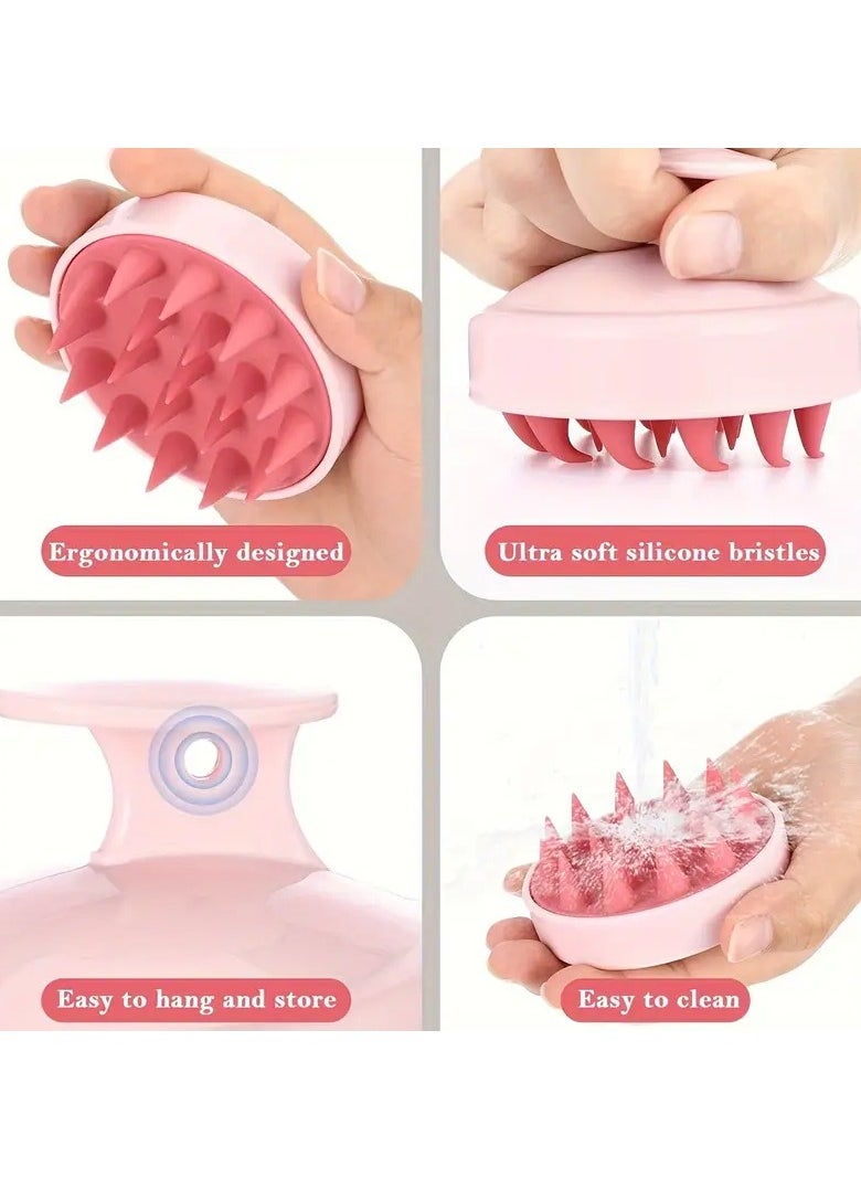 Goolsky Silicone Scalp Massager and Shampoo Brush, Unscented Hair Washing Comb for Deep Cleaning and Relaxation, Hair Brush  - Image 2