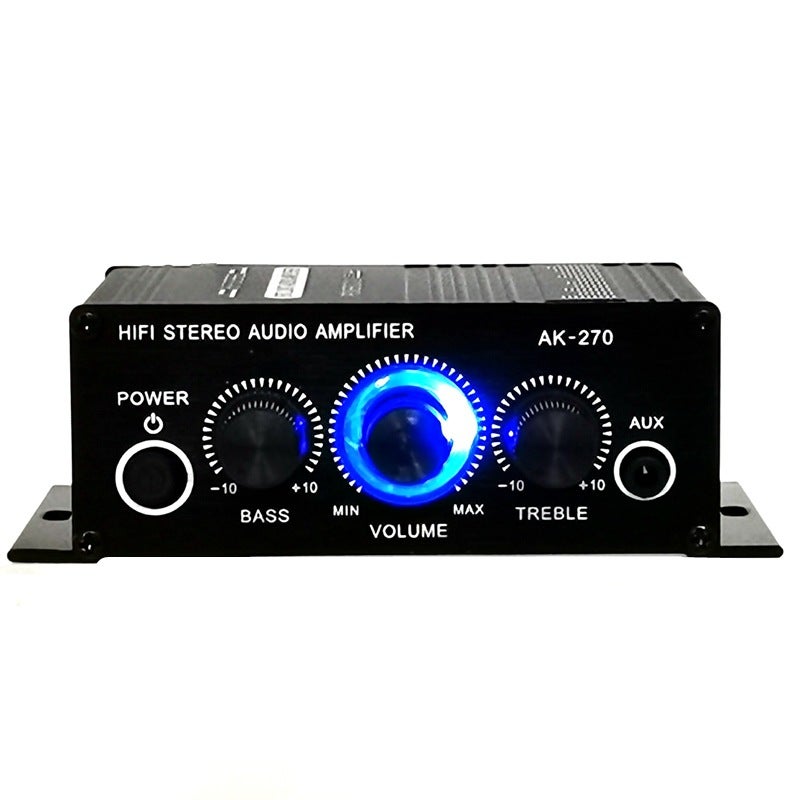 Ak270 Small Mini 2 Channel Stereo 12V Power Amplifier Amplifier Audio Amplifier - Image 3