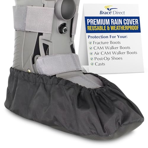 Brace Direct Rain Cover for Walking & Recovery Boots – Waterproof Non-Slip Fracture & Medical Boot Protector by Brace Direct, Medium (Fits XS–M Boots; Men’s 4.5–10.5 / Women’s 6–11.5) - Image 1