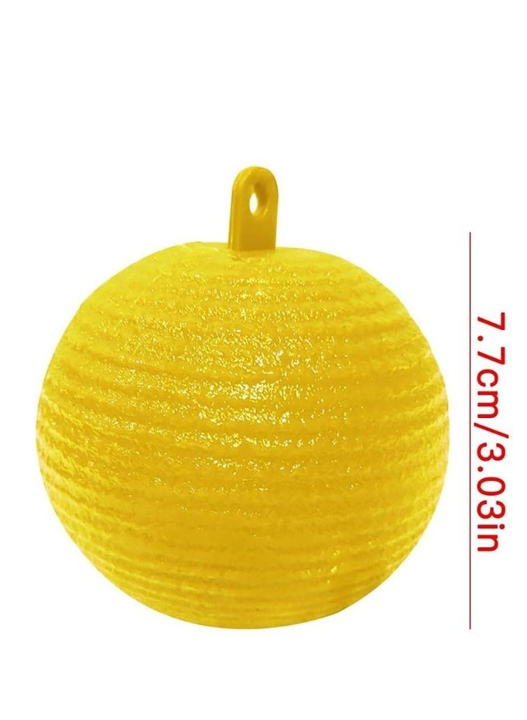 Fly Traps Sticky Traps 4 PCS Gnat Traps Flying Insects Traps Ball for Indoor Outdoor House Kitchen Plants Trees Fruit Fly Traps Sticky Traps
