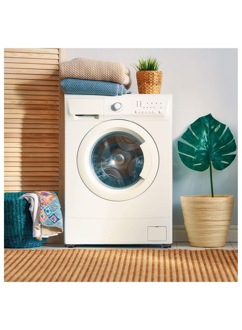 8 PCS Washing Machine Feet Anti Vibrant Pads Non Slip Vibration Dampers Shock Absorbing Feet Pad Rubber Block Anti Walk Washer Pads for Any Washer Dryer Machine