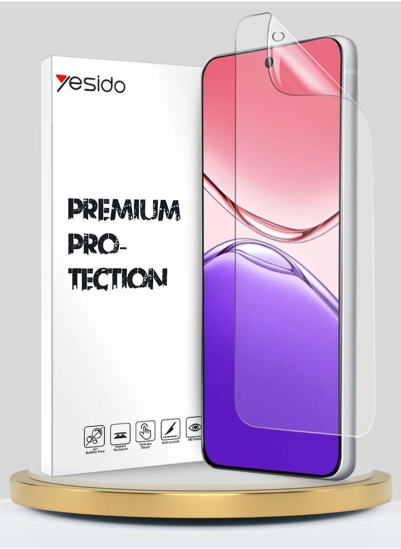 Yesido Oppo A5 Pro 5G 2025 Premium Hydrogel Film Screen Protector – Thin, Flexible, Scratch-Resistant, Full Coverage, Bubble-Free, Self-Healing, Clear, Easy Installation, Anti-Fingerprint – Ultimate Protection for Your Screen  - Image 1