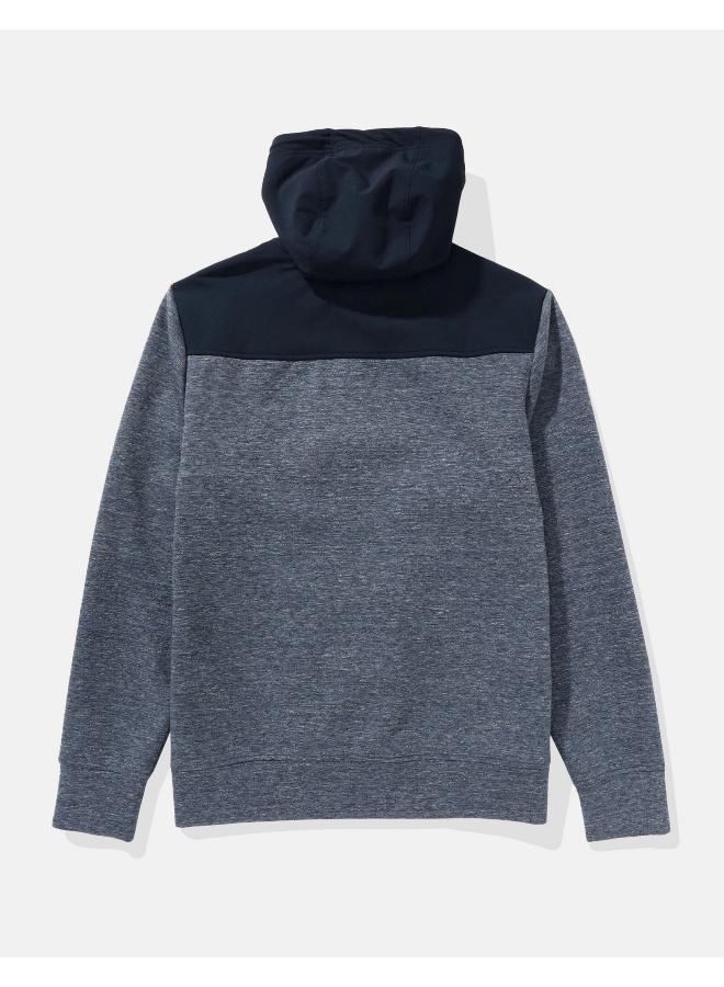 American Eagle AE 24/7 Colorblock Zip-Up Hoodie  - Image 3