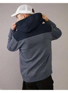 American Eagle AE 24/7 Colorblock Zip-Up Hoodie  - Image 3