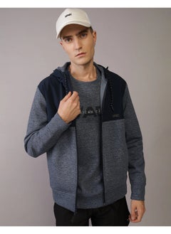 American Eagle AE 24/7 Colorblock Zip-Up Hoodie  - Image 1