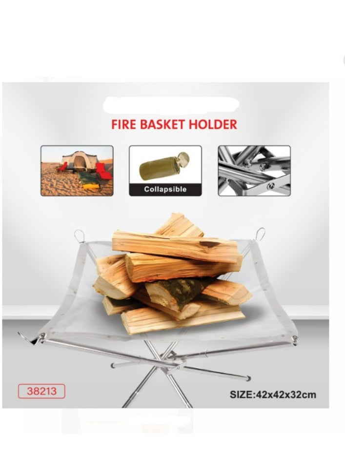 CAMPING FAMILY Fire Basket Holder 42*42*32CM 