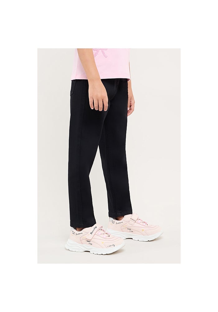 R&B Solid Straight Fit Jeans with Button Closure - Image 3