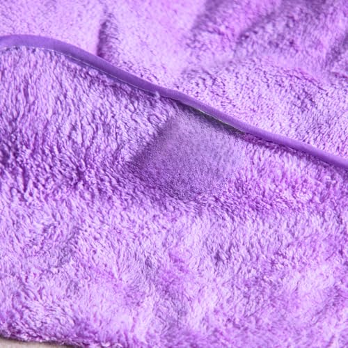 Krujyam Microfiber Large Bath Towels | (70x140) Extra Soft Plush & Quick Dry High Absorbency with Large Size Towels for Bathing (Purple, Pack of 1) - Image 5