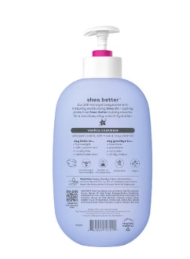 EOS Eos Shea Better Body Lotion- Vanilla Cashmere, 24-Hour Moisture Skin Care, Lightweight & Non-Greasy, Made with Natural Shea, Vegan, 16 fl oz - Image 2
