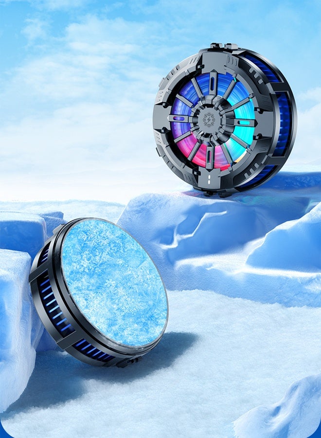 Magnetic Mobile Phone Cooler – Semiconductor Cooling Fan with LCD Display, 3 Modes, for iPhone 12–16, iPad & Android – Instant Gaming Radiator - Image 4