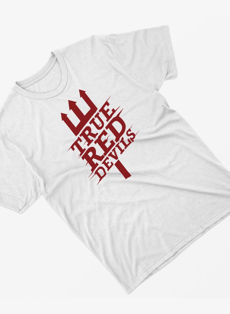 Fashion World Cotton T-shirt Printed with High-quality Manchester United club logo - Image 2