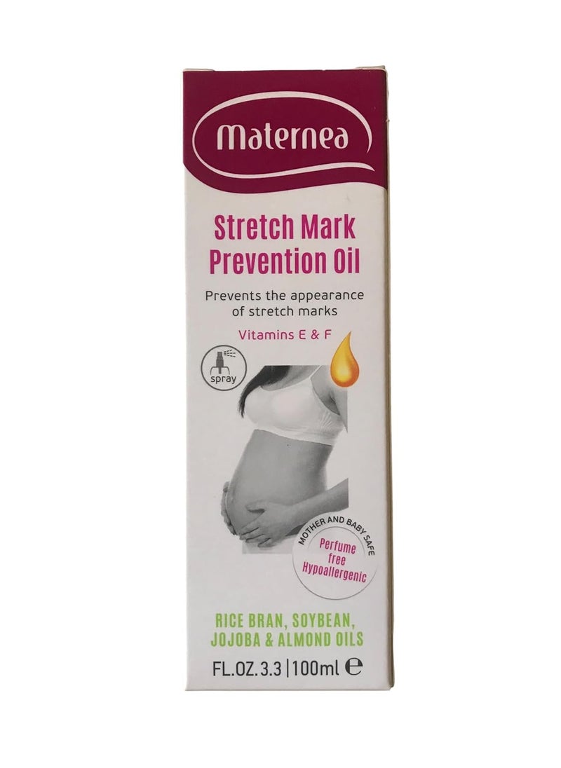 BUZZUFY - Maternea Elasticity Oil with Natural Soybean Almond  Jojoba Oils and Vitamins E  F 338 floz US Allergen  Perfume Free - Image 1