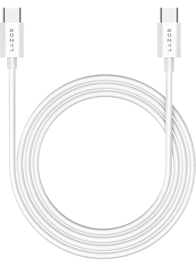LAZOR Bolt Pd Fast Charging Cable Type-C To -60W Current - Ct76 Grey- 1M - Image 1