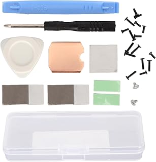 PUSOKEI PUSOKEI for Steam Deck SSD Heatsink Thermal Pad, M.2 2230 NVME SSD Copper Heatsink Cooling Thermal Paste, Screw  - Image 1