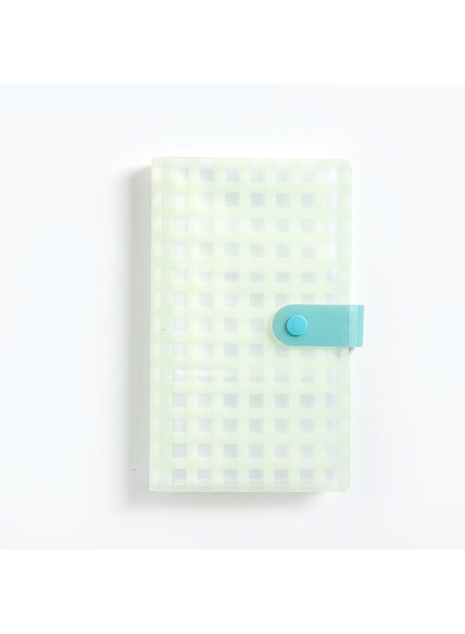 Bock Buckle Business Card Photo Album, Photo Star Chasing Card Bag, Business Card Holder, Ticket Collection Card Storage - Image 1