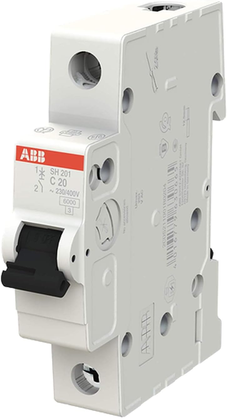 ABB Miniature Circuit Breakers MCB | SH201 Series 6kA Single Pole Breaker | Made In Germany (20A MCB) - Image 2