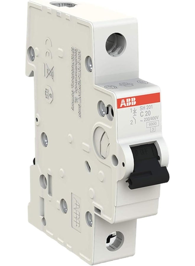 ABB Miniature Circuit Breakers MCB | SH201 Series 6kA Single Pole Breaker | Made In Germany (20A MCB) - Image 3