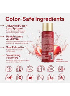 ColorProof Colorproof Volume Shampoo for Women 8.5 Fl. Oz. Volume Shampoo, White Nectarine Scent, Sulfate Free Shampoo  - Image 2