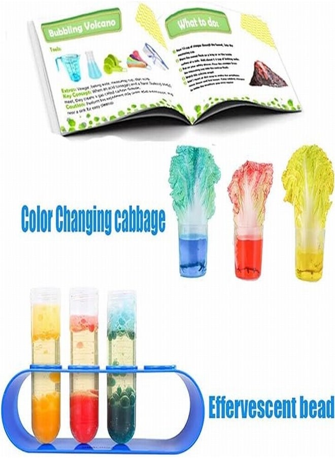 Tiokkss - Scientist Costume for Kids Experiment Kit with Lab Coat Role Play Toys Gift for Boys Girls Kids Age 3-11 Birthday Party - Image 1