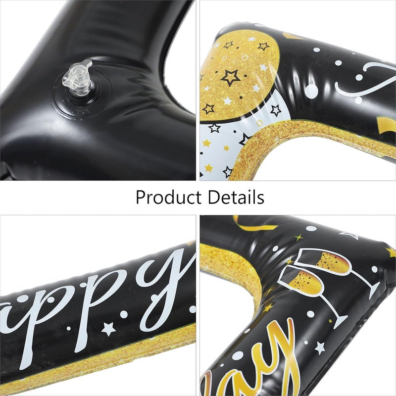 GALPADA Inflatable Selfie Frame for Birthday Party PVC Photo Booth Prop Lightweight and Birthday Decorations for Family and Theme Celebrations - Image 3