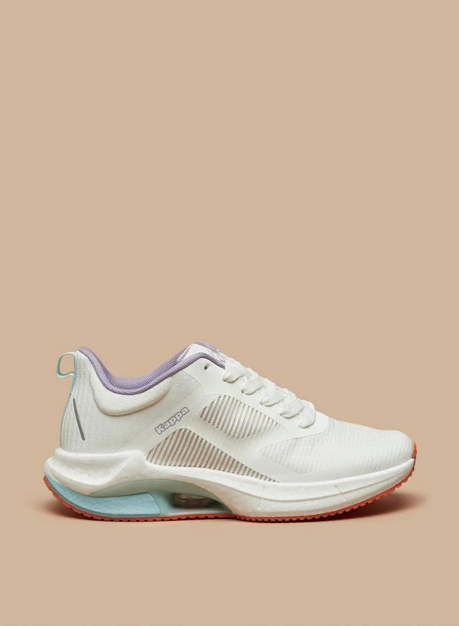 Kappa Women'S Textured Lightweight Sports Shoes With Lace-Up Closure