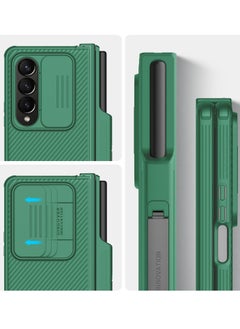 Homeosoobone Case Suitable for Samsung Galaxy Z Fold4 with S Pen Holder and Hinge Protector with Hidden Kickstand and Lens Slider Slim Cover  - Image 5