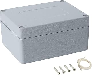 LeMotech Junction Box, Aluminum Alloy Metal Electrical Box, IP67 Waterproof Dustproof Project Box, Outdoor Universal - Image 1