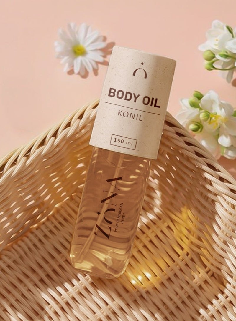 ZONA Luxury Body Oil Scented with Chanel Coco Mademoiselle Hydration and Natural Glow Coniel 150 ml - Image 2