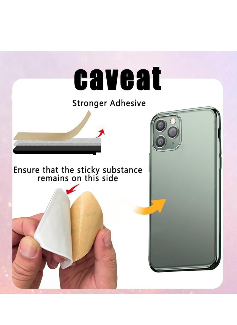 Silicone Phone Cases with Suction Cup, Hands Free Fidget Toy Mirror, Shower Phone Holder, Tiktok Videos and Selfies (White)