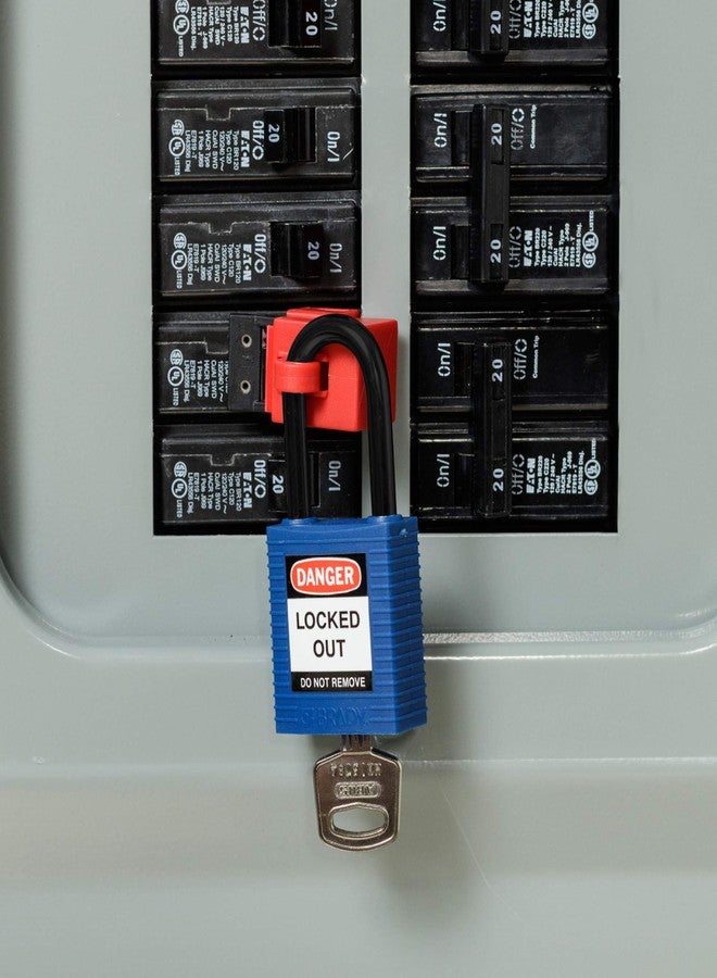 Brady Lockout Padlock, KD, Blue, 1/4 in. Dia. - Image 2