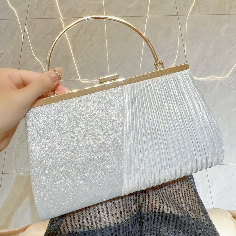 New Shiny Banquet Handbag Crossbody Dinner Dress Bag Ktv Princess Bag Celebrity Handbag Large Capacity Women'S Bag - Image 1