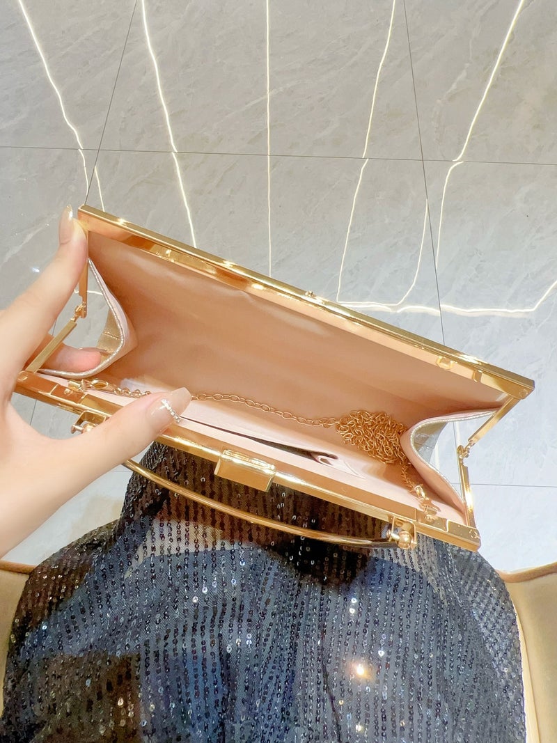 New Shiny Banquet Handbag Crossbody Dinner Dress Bag Ktv Princess Bag Celebrity Handbag Large Capacity Women'S Bag - Image 4